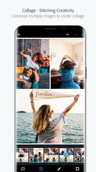 Photoshop Express hỗ trợ ghép ảnh sáng tạo