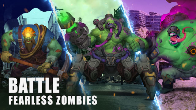 Chiến đấu với rất nhiều zombie đáng sợ