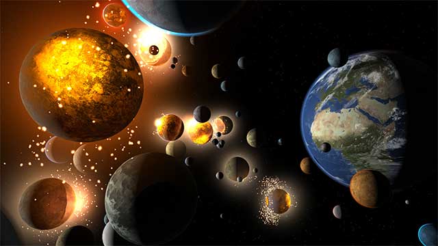 Xây dựng cách hành tinh theo các bạn muốn trong Universe Sandbox