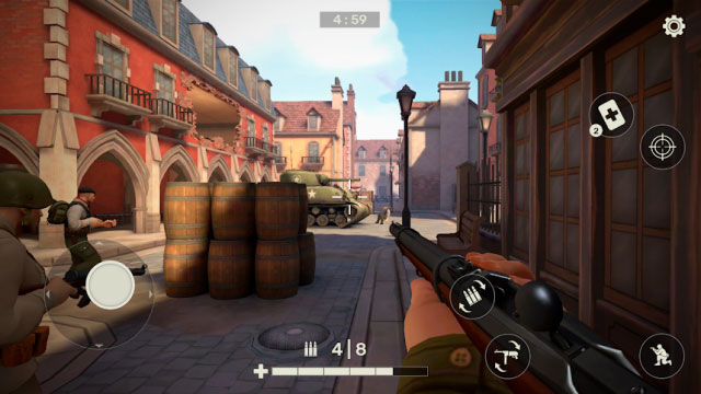 Trải nghiệm bắn súng căn thẳng ở thời Thế chiến 2 trong game Frontline Guard