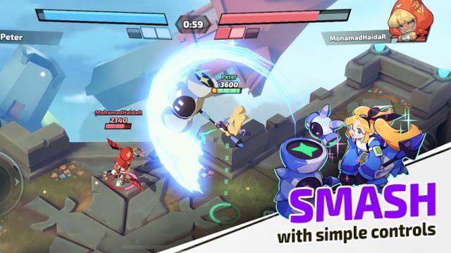 Chiến đấu trong Smash Legends với cơ chế điều khiển đơn giản
