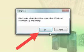 Thông báo cập nhật HTKK