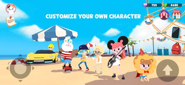 Tùy chỉnh nhân vật và thế giới sáng tạo trong Play Together Mobile