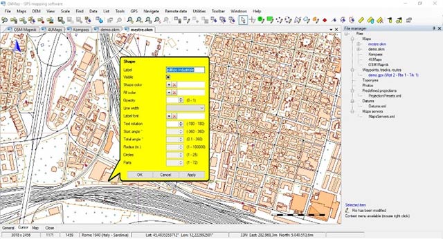 OkMap Desktop hỗ trợ tạo bản đồ vector tiêu chuẩn