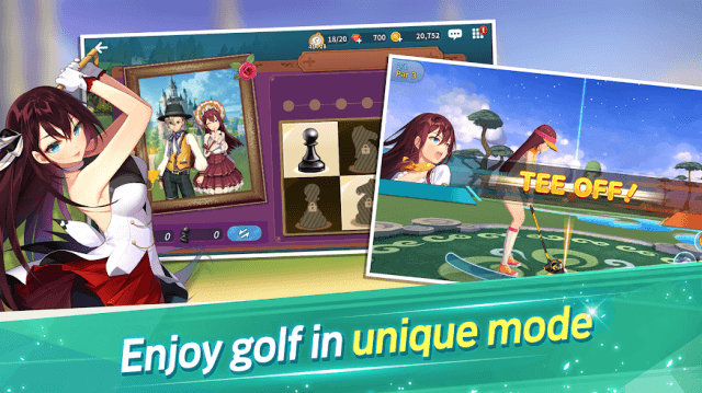 Chơi đánh golf trong chế độ độc đáo