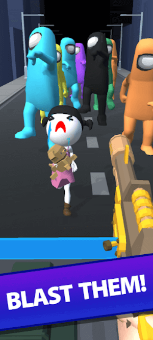 Bắn súng tiêu diệt kẻ xấu trong game Save the Town 