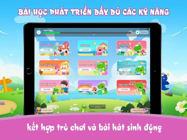 Bài học phát triển đầy đủ kỹ năng nghe, nói, đọc, viết