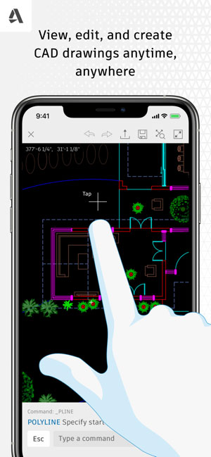 Đọc, chỉnh sửa bản vẽ CAD trên ứng dụng AutoCAD Mobile