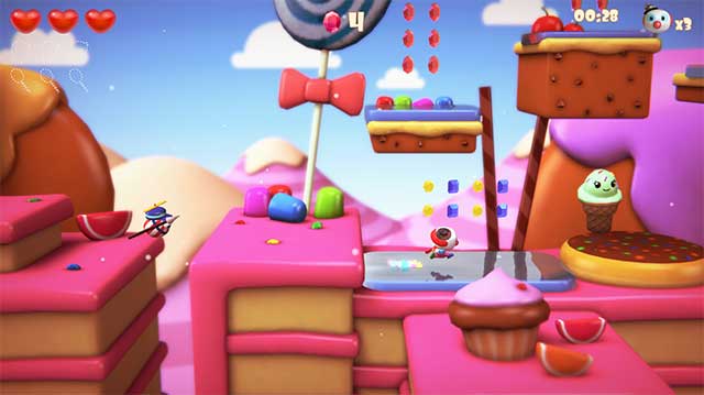 Ayo the Clown có nền đồ họa tuyệt đẹp, cực dễ thương và đầy màu sắc