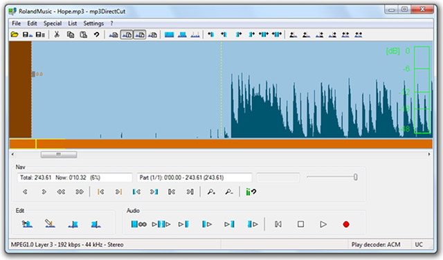 MP3 Direct Cut liên tục update tính năng mới và sửa lỗi