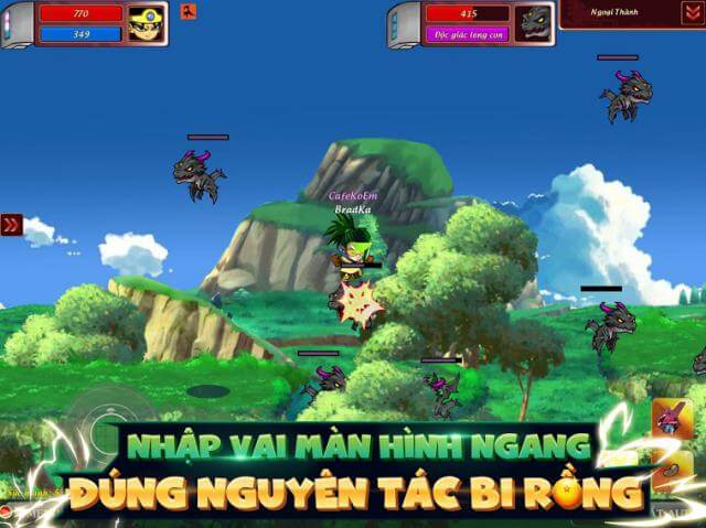 Gọi Rồng Online cho bạn đắm mình trong thế giới Rồng giống như trong truyện tranh