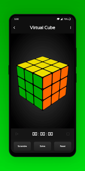 Sử dụng khối Rubik ảo