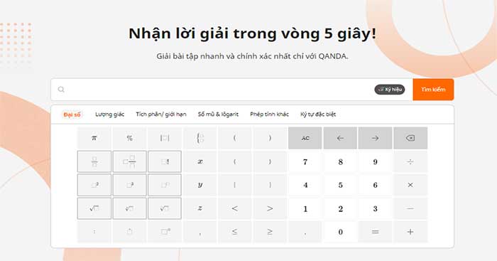 Qanda: Ứng dụng học toán thông minh hỗ trợ học sinh mọi cấp. https://st.download.com.vn/data/image/2021/04/15/Qanda-700.jpg