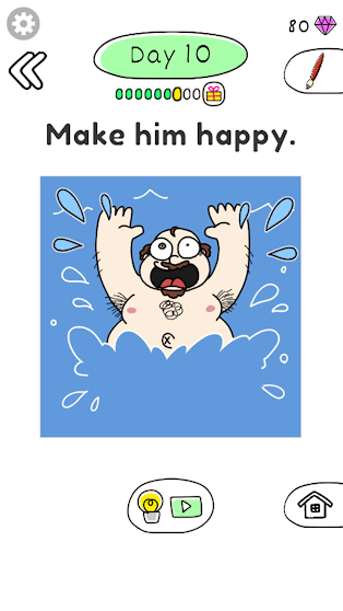 Draw Happy Master là game trí tuệ giải đố hấp dẫn