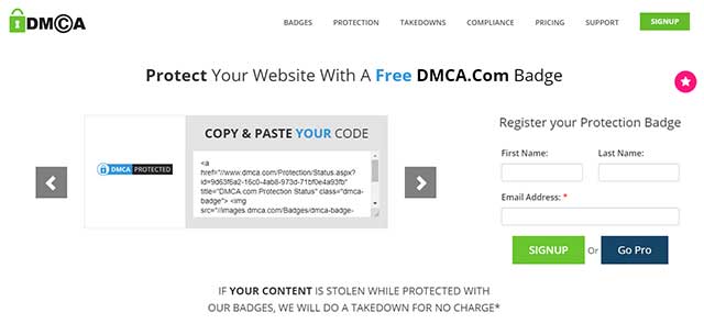 DMCA cung cấp cho bạn mọi thứ để bảo vệ quyền lợi của mình