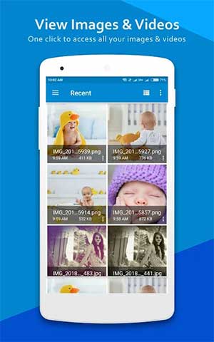 Dễ truy cập ảnh và video