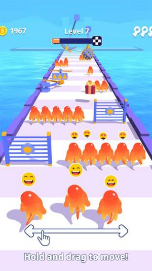 Jelly Runner 3D cho bạn tham gia cuộc chạy cùng các người thạch