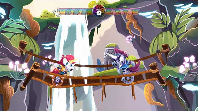 Unicorns on Unicycles là game hành động chiến đấu theo cơ chế vật lý độc đáo
