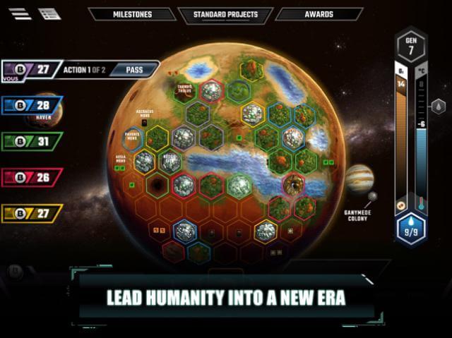 Dẫn con người bước vào một kỷ nguyên mới trong game Terraforming Mars