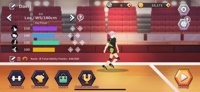 Tham gia các trận bóng chuyền đối kháng thách thức trong game The Spike
