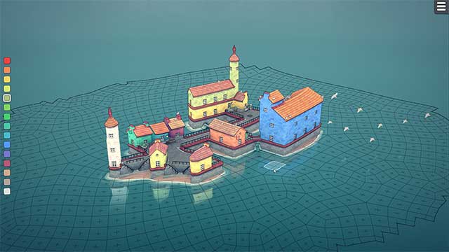 Townscaper là game xây dựng thành phố độc đáo rất được yêu thích