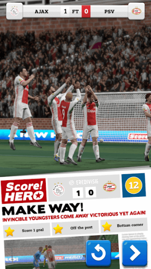 Score! Hero 2 là game bóng đá 3D chân thực trên Android