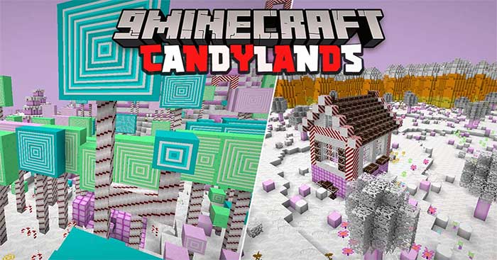 Candylands Mod sẽ giới thiệu vào Minecraft một chiều không gian mới ngọt ngào