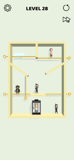 Pin Rescue là game rút chốt cứu người cực hack não