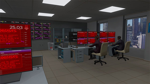 Cạnh tranh với đồng nghiệp để trở thành Broker xuất sắc nhất trong game The Invisible Hand