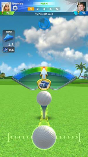 Chơi golf chân thực