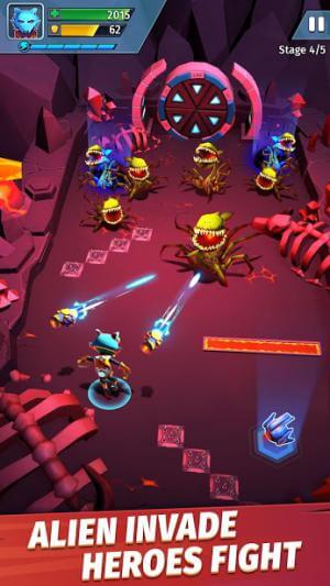 Chiến đấu với các Alien xâm lược trong game Guardians Alien Hunter 