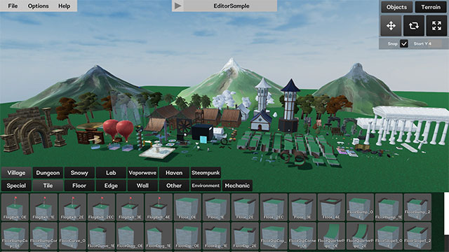 Golf Around! cho phép thiết kế level và tùy chỉnh địa hình theo ý muốn