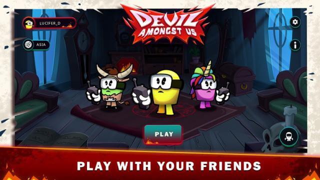 Devil Amongst Us có cách chơi giống game Among Us hay Ma sói