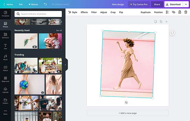 Canva cung cấp vô số mẫu template để tạo ra các thiết kế độc đáo