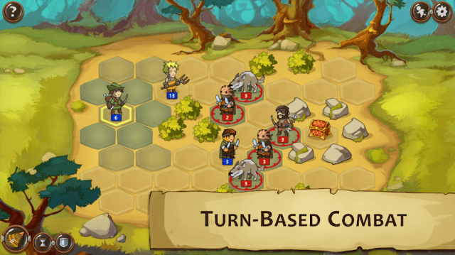 Tham gia các đánh chiến thuật theo lượt căng thẳng trong game Braveland