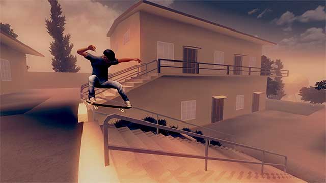 Trượt ván tại những địa điểm nổi tiếng trên thế giới trong game Skate City