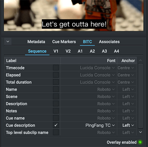 Đặt phụ đề và tùy chọn font, màu sắc, màu nền, kích thước... dễ dàng trên Lightworks mới