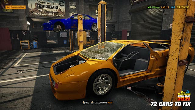 Mua xe cũ và "độ" xe không giới hạn trong Car Mechanic Simulator 2021