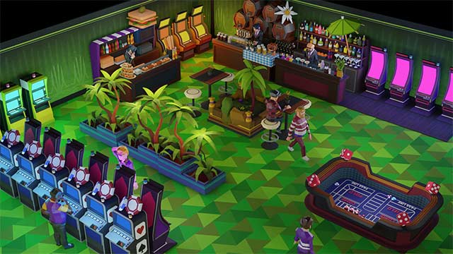 Trang trí không gian theo ý thích để tạo nên đế chế casino độc đáo trong Grand Casino Tycoon game