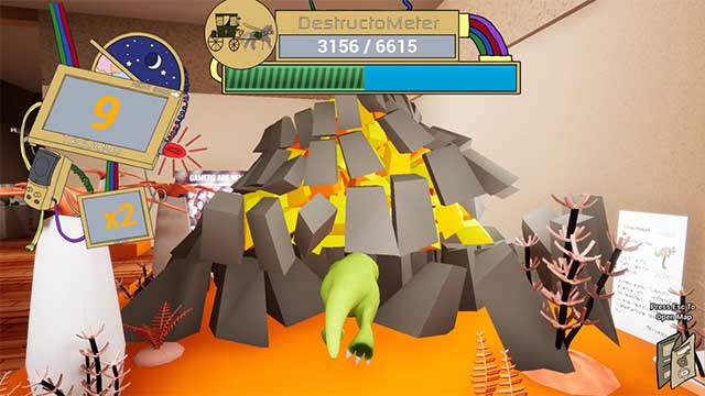 Đập vỡ bất cứ thứ gì xung quanh bạn