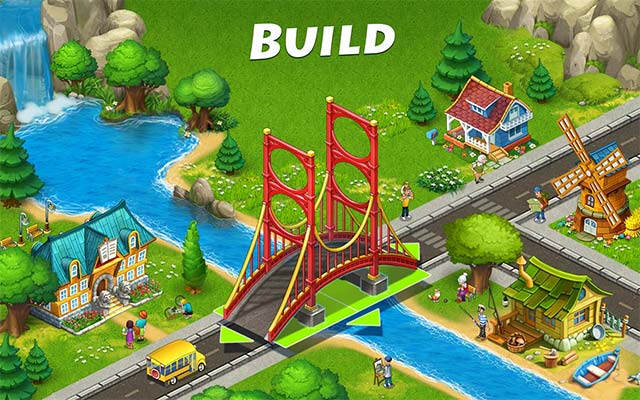 Xây dựng thị trấn trong mơ với hàng loạt công trình, cảnh quan tuyệt đẹp