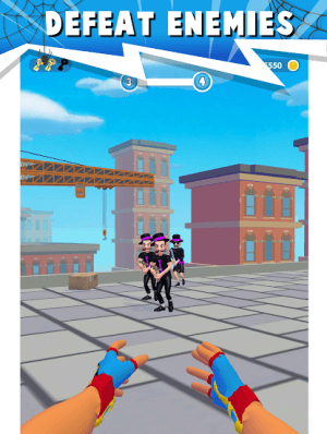 Đánh bại kẻ thù bằng khả năng phóng tơ của bạn trong game Web Master 3D