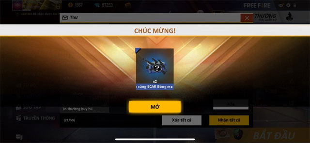 Sử dụng quà tặng FF