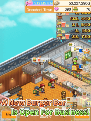 Burger Bistro Story là game mô phỏng quản lý nhà hàng thú vị