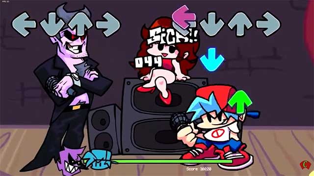 FNF có lối chơi tương tự Dance Dance Revolution