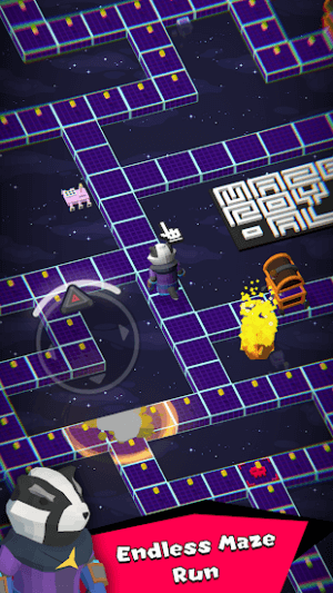 Maze Royale là trò chơi rượt đuổi trong mê cung bất tận phong cách Pacman ăn chấm