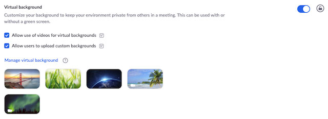 Cách bật chức năng Virtual Background trên Zoom Meeting