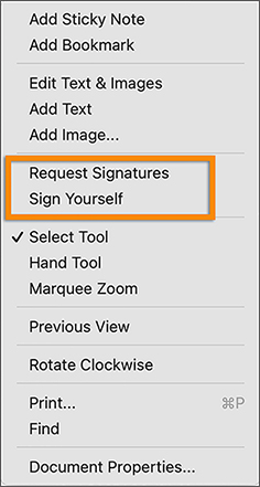 Cải thiện tính năng chữ ký điện tử trong Acrobat 2021