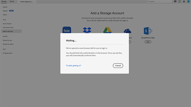Đăng nhập tài khoản đám mây hoặc Gmail trên trình duyệt web gốc để đảm bảo an toàn