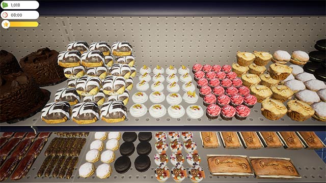 Chinh phục gần 30 công thức làm bánh mỳ, bánh ngọt, bánh kem... trong game Bakery Shop Simulator